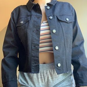 Francesca’s jean jacket (black)